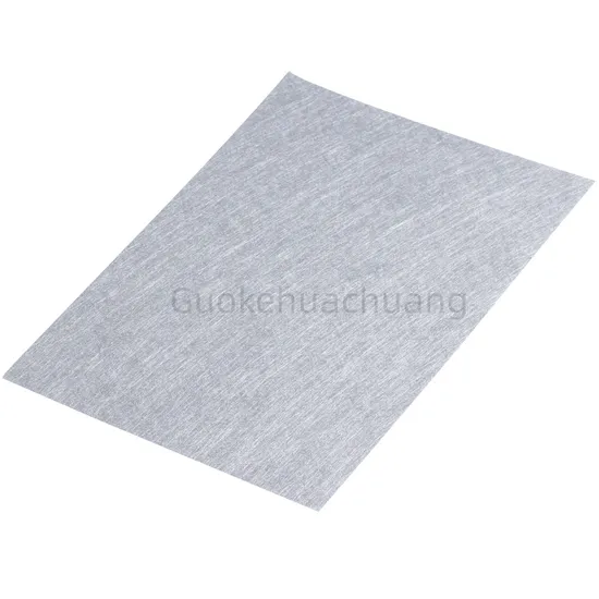 60% 70% 80% 0.25mm Thickness Electrolysis Titanium Fiber Felt for Hydrogen Production Equipment